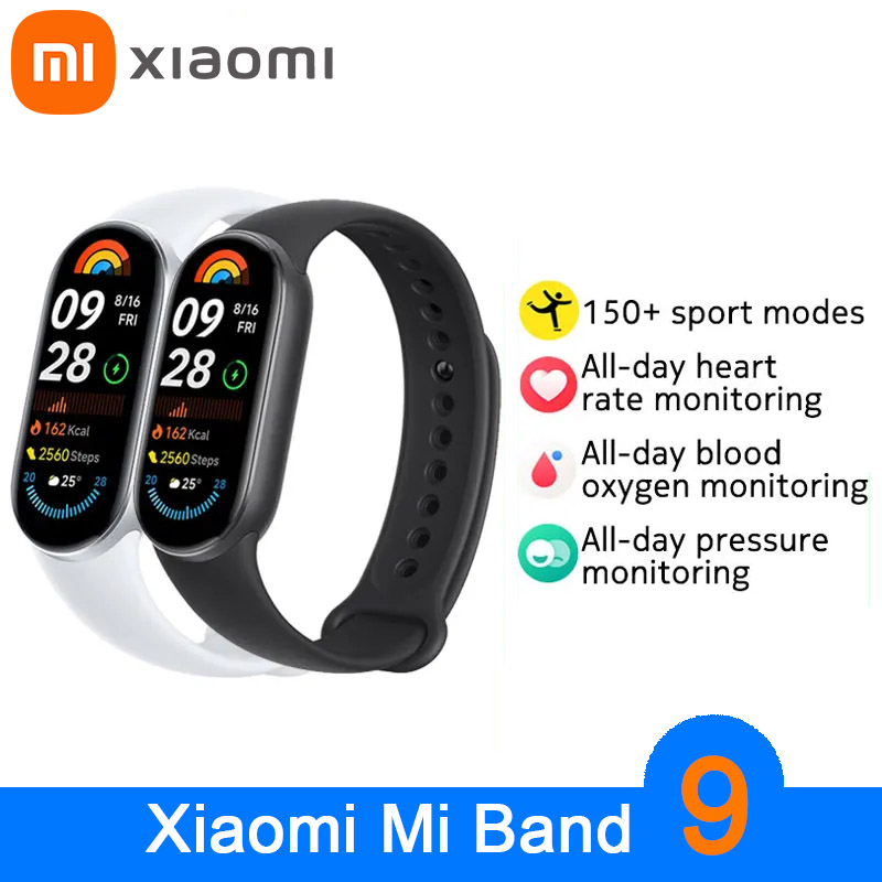 Health Wellness Bracelet - 샤오미 미 밴드 9 AMOLED 스크린