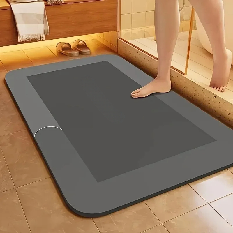 규조토 욕실 매트, 초강력 흡수성 미끄럼 방지 빠른 건 - Bamboo Bath Mat 리뷰 및 가격
