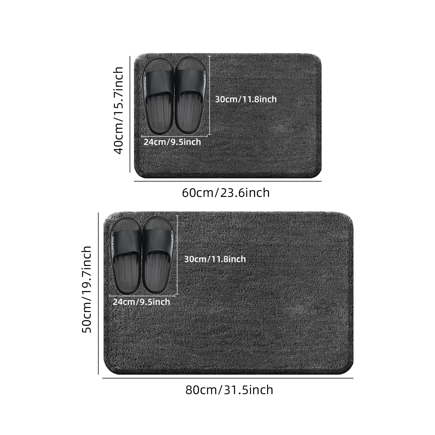 둥글고 두꺼워진 욕실 바닥 매트, 욕조 흡수 매트, 플 - Bamboo Bath Mat 리뷰 및 가격