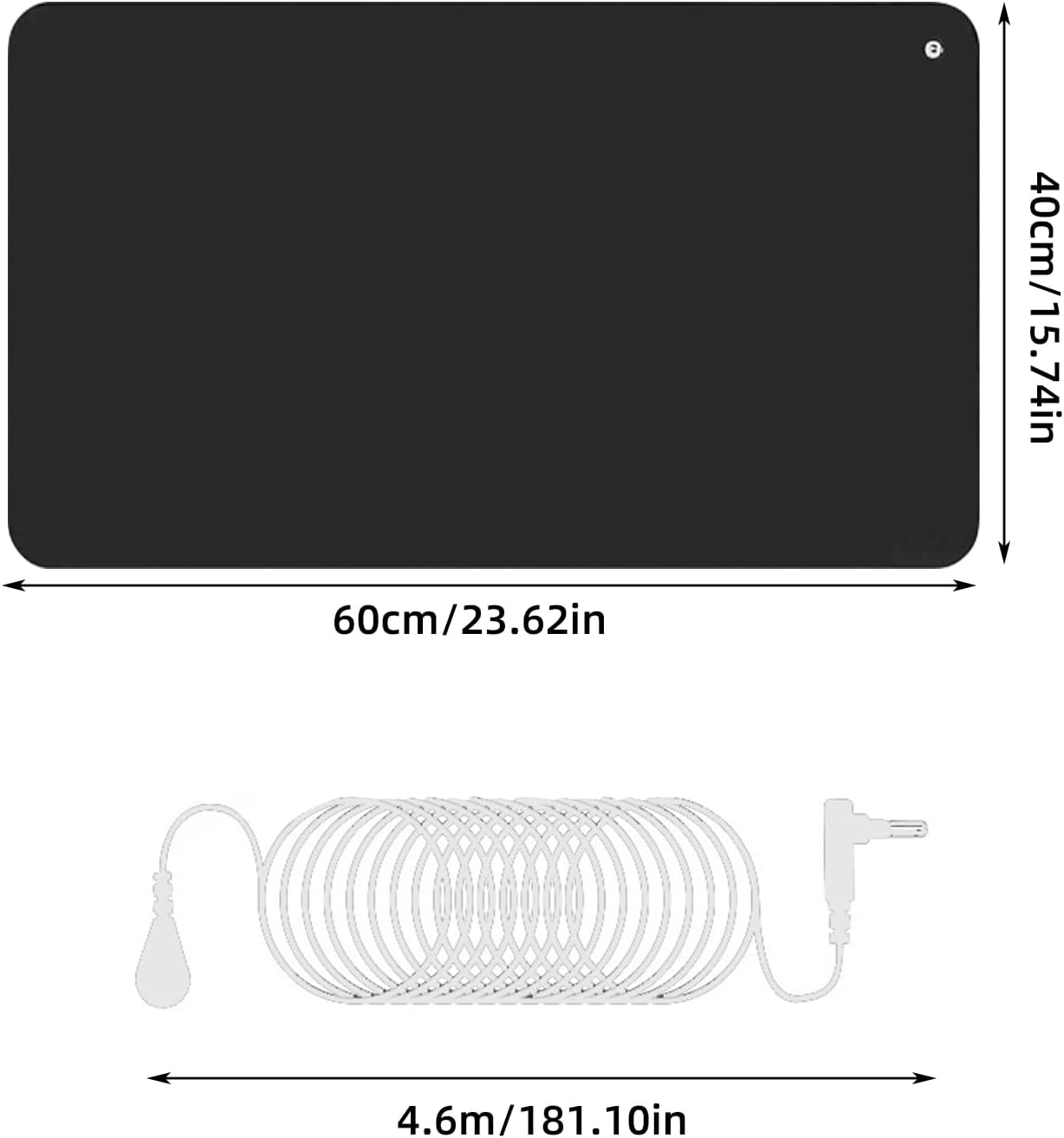 수면 에너지를 위한 접지 코드가 있는 40X60CM 접 - Therapy Health And Wellness 리뷰 및 가격