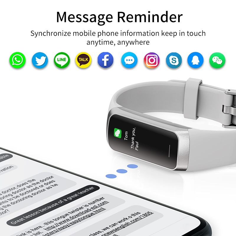 LIGE 1.1인치 아몰레드 심박수 모니터 스마트 팔찌 - Health Wellness Bracelet 리뷰 및 가격